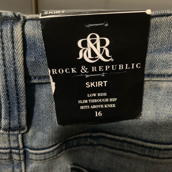 Rock & republic denim skirt - Picture 3 of 7